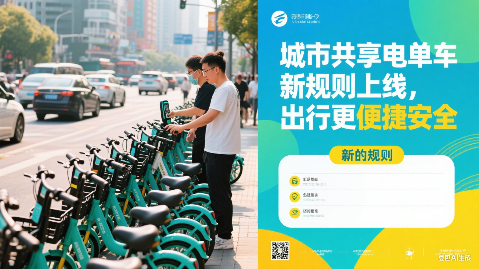 城市共享电单车新规则上线，出行更便捷安全