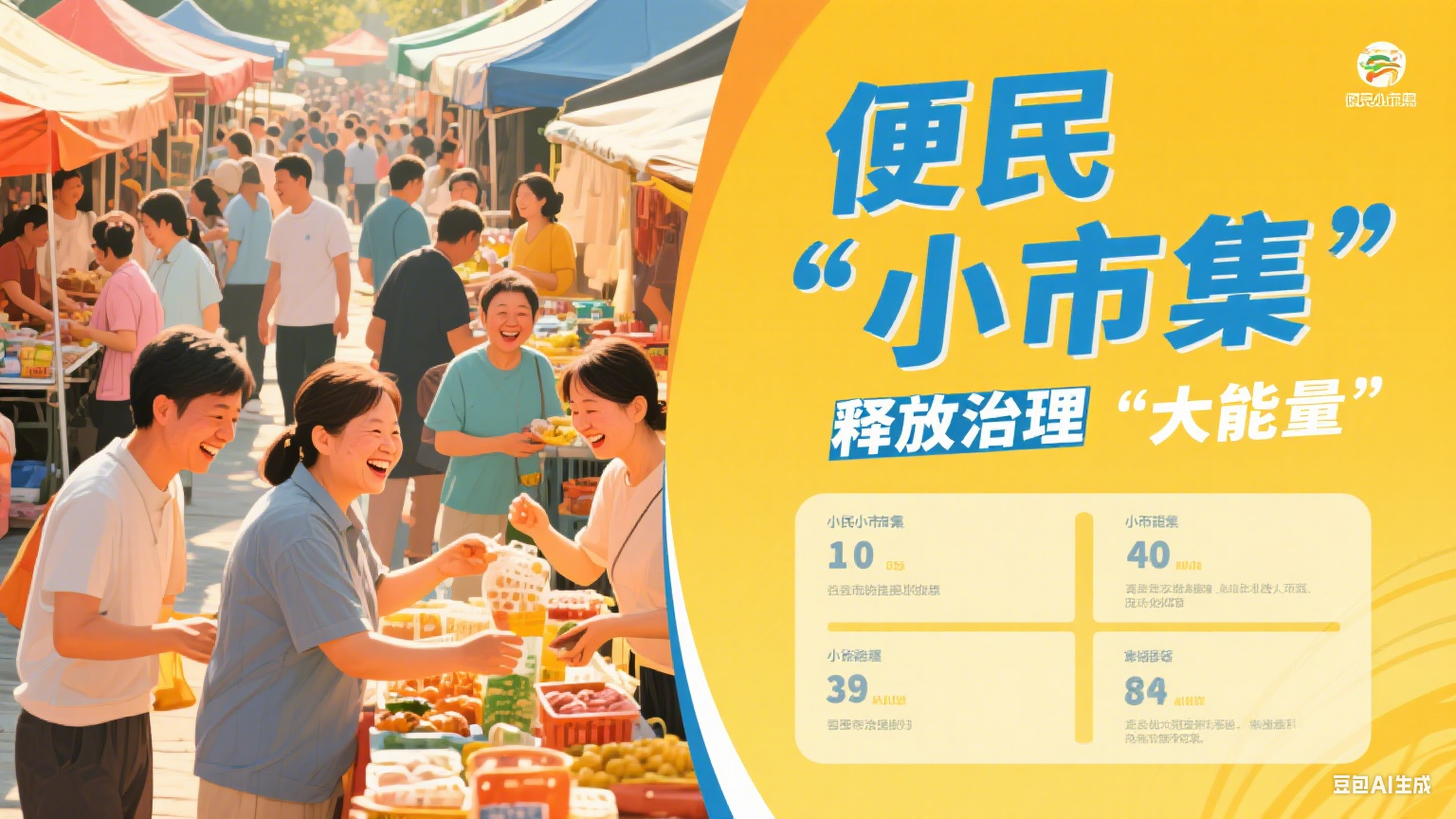 便民 “小市集” 释放治理 “大能量”