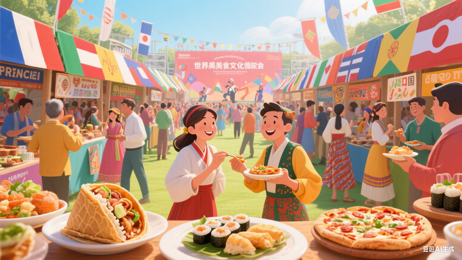 世界美食文化交流活动频繁，增进各国友好往来